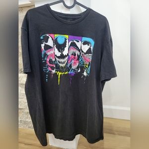 Black Graphic T-Shirt little stain back bottom.